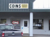 Picture of the front of coin store